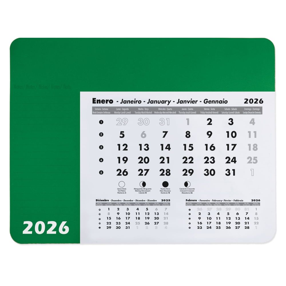 Alfombrilla calendario